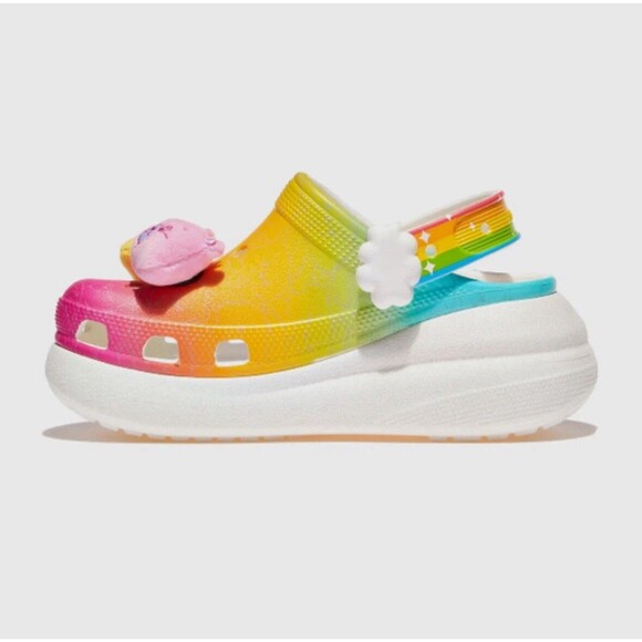 Crocs Care Bears Clog Size Multicolor Light Up S'allume shoes Women's 7 - RARE - Picture 8 of 15